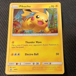 Pokemon TCG Pikachu SM76 Sun & Moon Holo Promo English 2017 HP 70 - Image 1