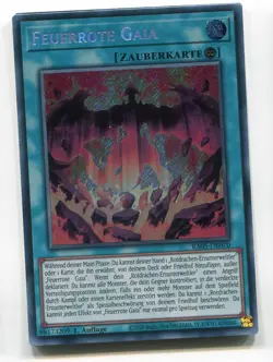 Yu-Gi-Oh! Feuerrote Gaia Secret Rare RA05-DE070 - Image 1