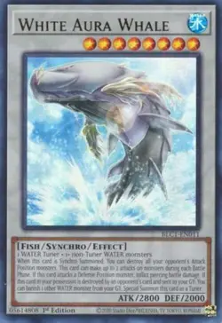 White Aura Whale - BLC1-EN011 - SILVER Ultra Rare - 1st Edition Yugioh - Image 1