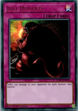 Yugioh Just Desserts LCKC-EN105 1st Edition Ultra Rare NM - Image 1