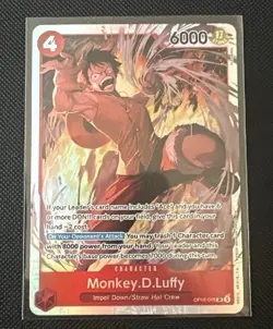 Monkey.D.Luffy OP16-015 SR Foil NM One Piece The Time of Battle - Image 1