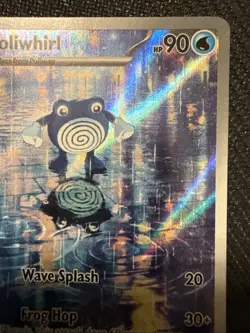 Poliwhirl 176/165 Scarlet Violet-151 Illustration Rare Pokemon TCG Holo Card - Image 3