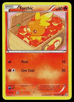 Pokemon Card - Torchic Legendary Treasures: Radiant Collection RC5/RC25 Holo - Image 1