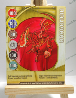 Bakugan Card - Dragonoid - Gold Gate Card - BA357a - 10/48e - 2008 - Image 1