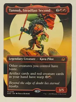 Tannuk, Steadfast Second Borderless - Mythic - Edge of Eternities MTG - Image 1