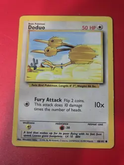 DODUO - Base Set - 48/102 - Common - Pokemon Card - Unlimited Edition D16 - Image 1
