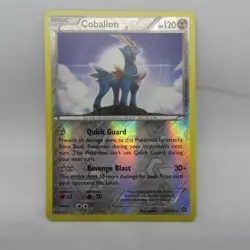 Pokemon Card - Cobalion - TCG Steam Siege Reverse Holo Rare 74/114 Near Mint - Image 1