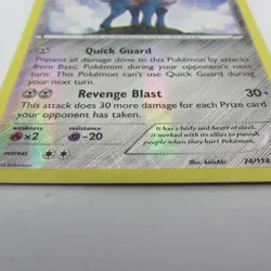 Pokemon Card - Cobalion - TCG Steam Siege Reverse Holo Rare 74/114 Near Mint - Image 3