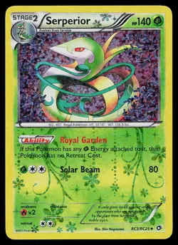 Pokemon Card - Serperior Legendary Treasures: Radiant Collection RC3/RC25 Holo - Image 1