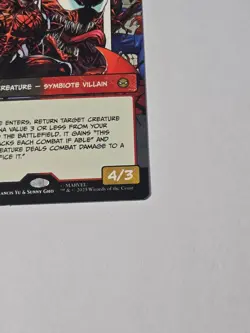 Carnage Crimson Chaos Non-Foil Borderless 0227 Spider-Man Magic the Gathering - Image 4
