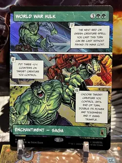 World War Hulk (0304) Borderless ✨FOIL✨[Marvel Super Heroes] MTG - Image 1