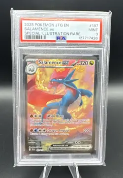Pokemon Salamence ex Journey Together Special Illustration Rare #187 PSA 9 Mint - Image 1