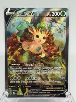 Pokemon Leafeon V NM Evolving Skies 167/203 Alt Art Ultra Rare Holo TCG - Image 1