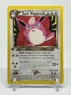 Pokemon Card - Dark Wigglytuff Neo Destiny 40/105 1st Edition Uncommon - Image 1