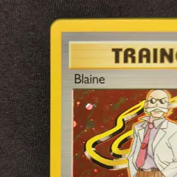 Pokemon TCG Blaine 17/132 Gym Challenge Holo Rare Trainer Unlimited ENGLISH - Image 3
