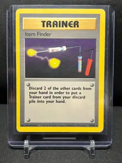 Item Finder 74/102 Rare Pokemon 1999 Unlimited Base Set MP - Image 1