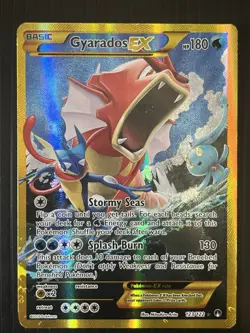 Pokemon Gyarados EX Secret Rare Full Art Holo 123/122 Breakpoint 180 HP - Image 1
