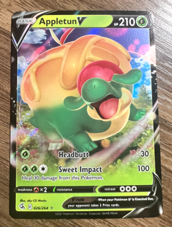 Pokemon Fusion Strike Appletun V 026/264 Ultra Rare - Image 1