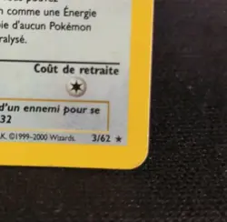 Pokemon TCG Metamorph (Ditto) 3/62 Fossil 2000 Holo RARE Basic 50 HP FRENCH - Image 5