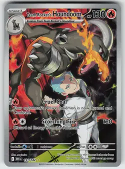 Team Rocket's Houndoom Illustration Rare SV10: Destined Rivals 191/182 Pokemon - Image 1