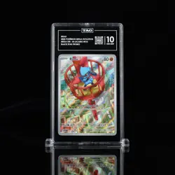 2025 Pokemon Mega Evolution Lucario ETB #010 Riolu Black Star Promo TAG 10 - Image 1
