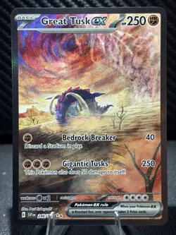 The Pokemon Company Great Tusk ex 246/198 SV01 Full Art Holo EN 250 HP - Image 1