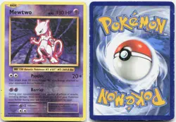 Mewtwo 51/108 Rare Evolutions Pokemon Reverse Holo MP - Image 3