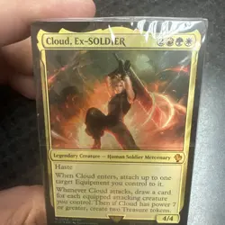 MTG Limit Break Cloud, Ex-SOLDIER Commander (Deck Only) Final Fantasy Sealed - Image 1