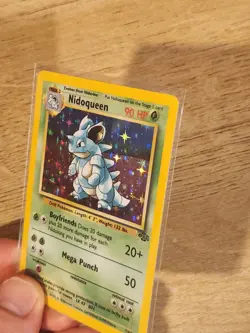 1999 Pokemon TCG Nidoqueen Jungle 07/64 Holo Rare Unlimited Stage 2 90 HP - Image 1