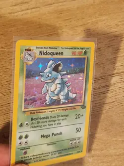 1999 Pokemon TCG Nidoqueen Jungle 07/64 Holo Rare Unlimited Stage 2 90 HP - Image 2