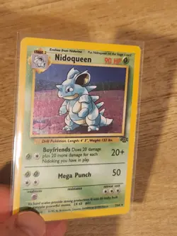 1999 Pokemon TCG Nidoqueen Jungle 07/64 Holo Rare Unlimited Stage 2 90 HP - Image 4