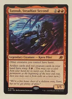Tannuk, Steadfast Second - Mythic - Edge of Eternities MTG - Image 1