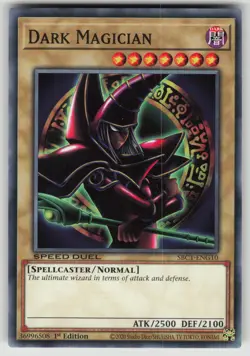 Dark Magician (G) SBC1-ENG10 Speed Duel: . Yu-Gi-Oh 1st Edition NM - Image 1
