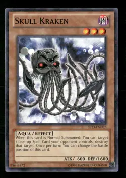 Skull Kraken (Starfoil) #SP13-EN007 Yugioh Starfoil Rare - Image 1