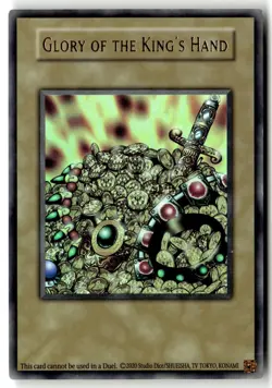 Glory of the King's Hand N/A King of Games: Yugi's Legendary Decks Yu-Gi-Oh LP - Image 1