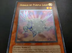 Yugioh - Herald of Purple Light EOJ-EN019 Ultimate Rare 1st Edition - Image 5