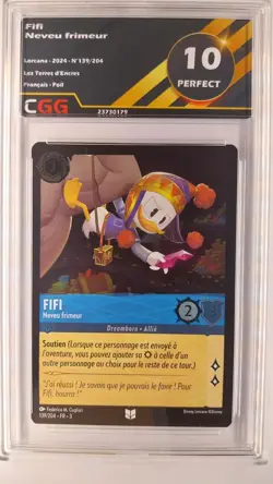 Fifi Neveu frimeur CGG 10 Perfect FRANCAIS LORCANA Disney 139/204 23730179 - Image 1