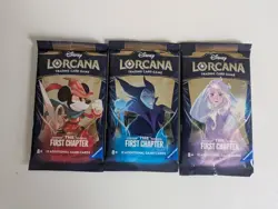 Disney Lorcana TCG: The First Chapter Booster Packs Artwork Set x 3 First Print - Image 1