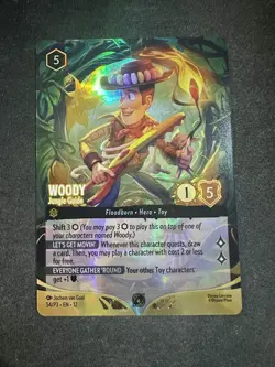 Woody Jungle Guide Foil Promo - Set Champs - Disney Lorcana - Image 1