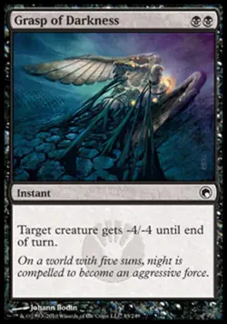 Grasp of Darkness - Light Play MTG Scars of Mirrodin - Image 1