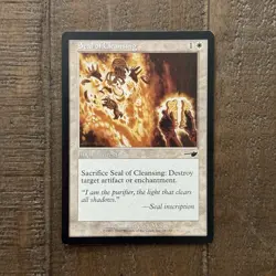 SEAL OF CLEANSING - MTG Magic the Gathering Card - Nemesis - Common - Image 1