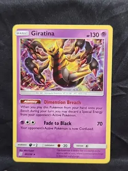 Pokemon Giratina Holo Rare TCG Card 86/236 Sun&Moon Unified Minds - Image 1