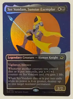 Syr Vondam, Sunstar Exemplar Borderless Foil - Edge of Eternities MTG - Image 1