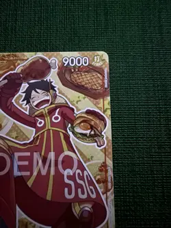 One piece Tcg Monkey.D.Luffy Promo P-080 Promotion Card Demo Version - Image 3