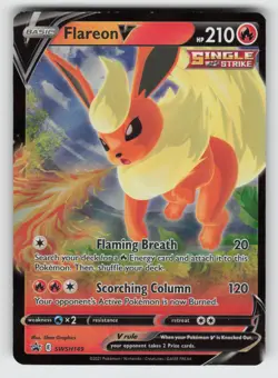 Flareon V SWSH149 Holo SWSH: Sword & Shield Promo Cards MP - Image 1
