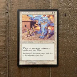 MTG Noble Stand NM Nemesis Magic the Gathering Card - Image 1