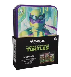 Magic the Gathering TMNT 5 Tin Booster Collection 15 Play Booster Packs Sealed - Image 2
