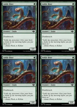 MTG - 4x ANKLE BITER - Outlaws of Thunder (C) - Image 1