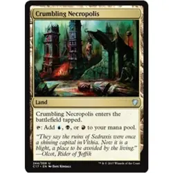 CRUMBLING NECROPOLIS Commander 2017 MTG NM Land - Unc - Image 1