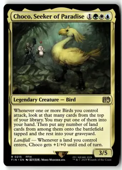 MTG Choco, Seeker of Paradise FINAL FANTASY LP Magic The Gathering - Image 1